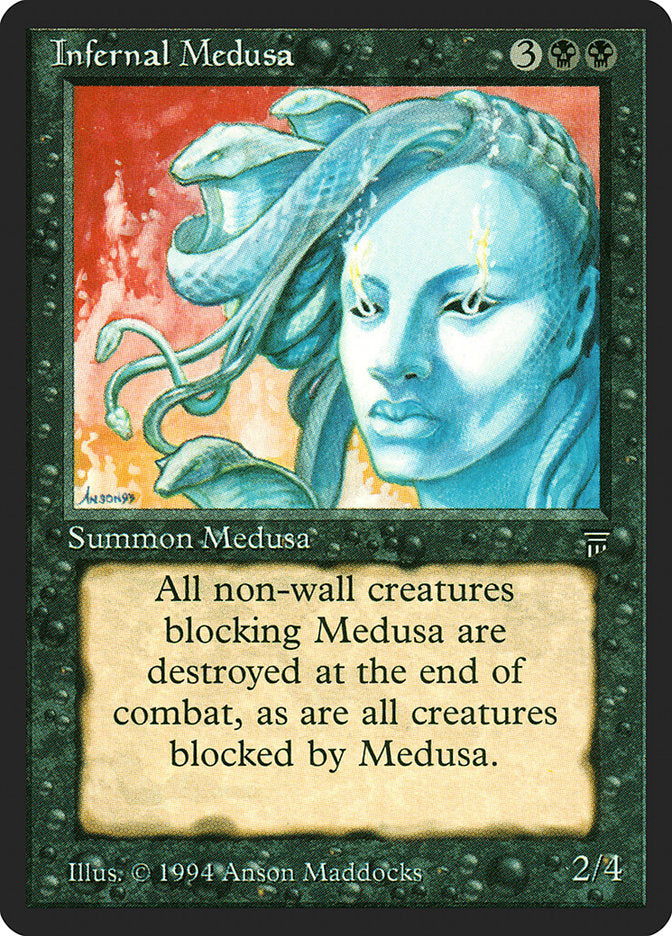 Infernal Medusa [Legends] Magic: The Gathering