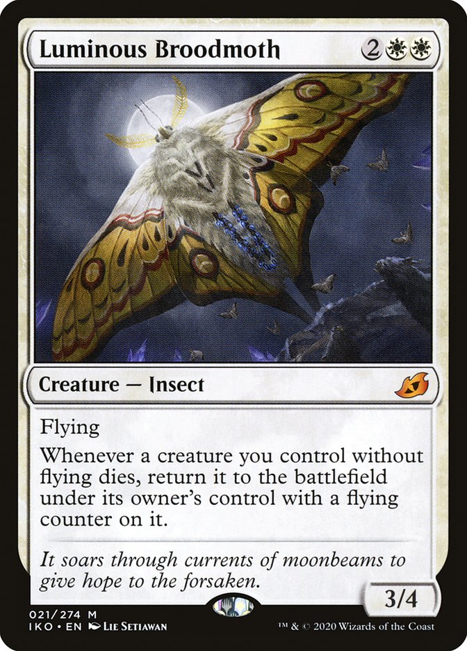Luminous Broodmoth [Ikoria: Lair of Behemoths] Magic: The Gathering