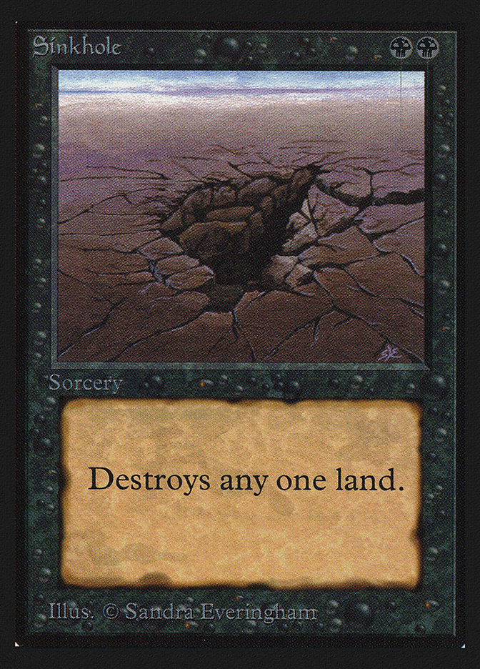 Sinkhole [International Collectors' Edition] Magic: The Gathering