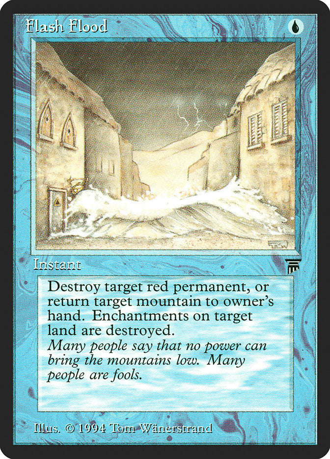 Flash Flood [Legends] Magic: The Gathering