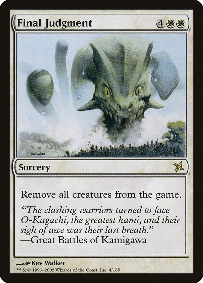 Final Judgment [Betrayers of Kamigawa] Magic: The Gathering