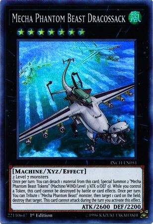 Mecha Phantom Beast Dracossack [INCH-EN051] Super Rare Yu-Gi-Oh!