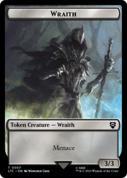 Goblin // Wraith Double-Sided Token [The Lord of the Rings: Tales of Middle-Earth Commander Tokens] Magic: The Gathering