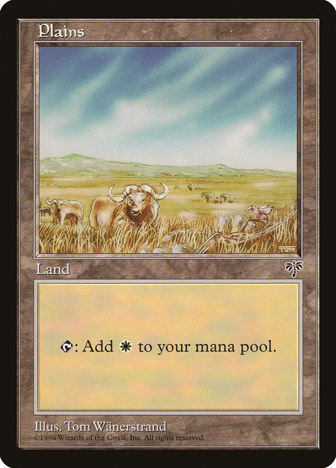 Plains (332) [Mirage] Magic: The Gathering