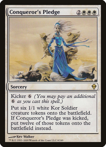 Conqueror's Pledge [Zendikar] Magic: The Gathering