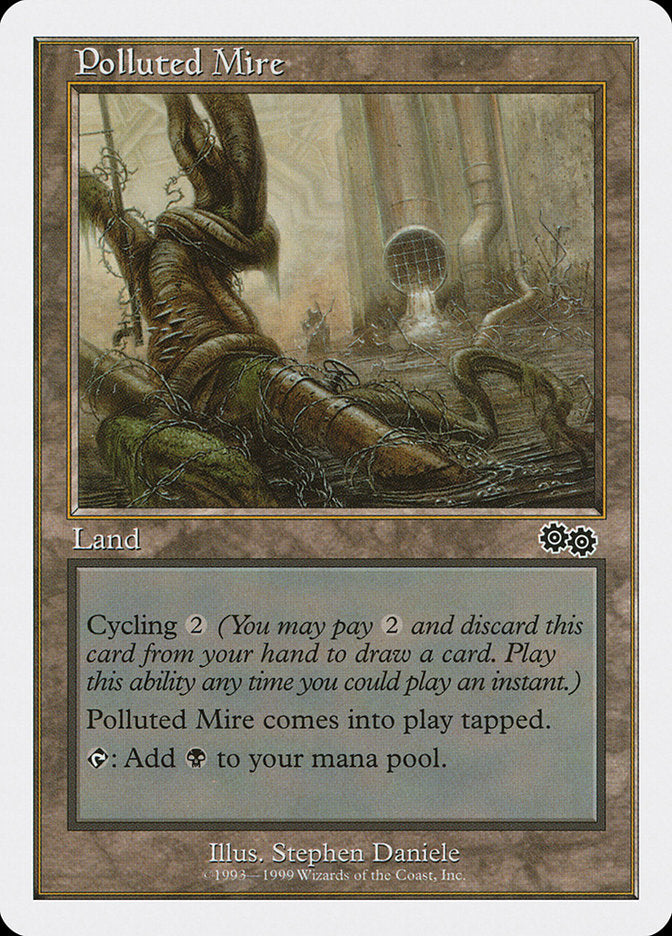 Polluted Mire [Battle Royale] Magic: The Gathering