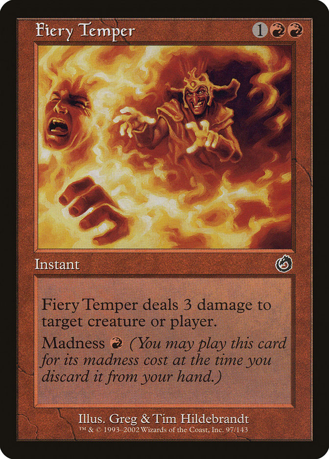 Fiery Temper [Torment] Magic: The Gathering