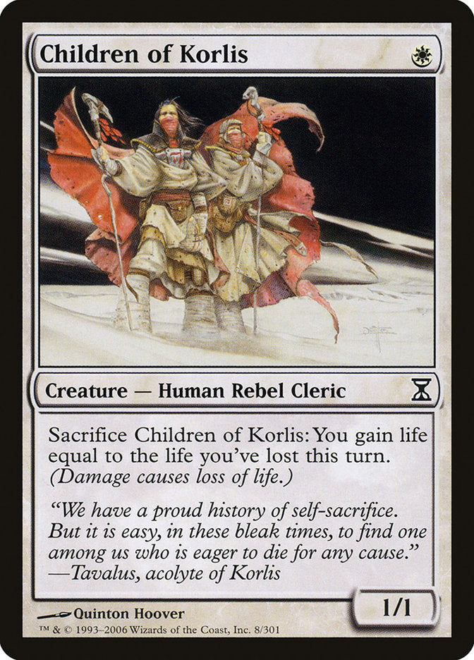 Children of Korlis [Time Spiral] Magic: The Gathering