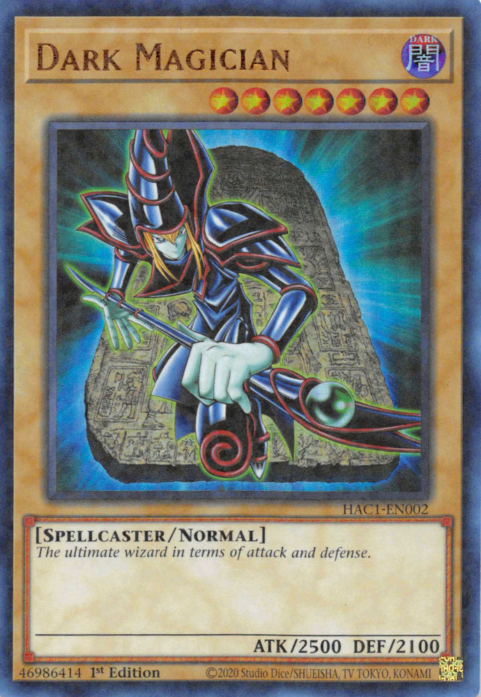 Dark Magician (Duel Terminal) [HAC1-EN002] Parallel Rare Yu-Gi-Oh!