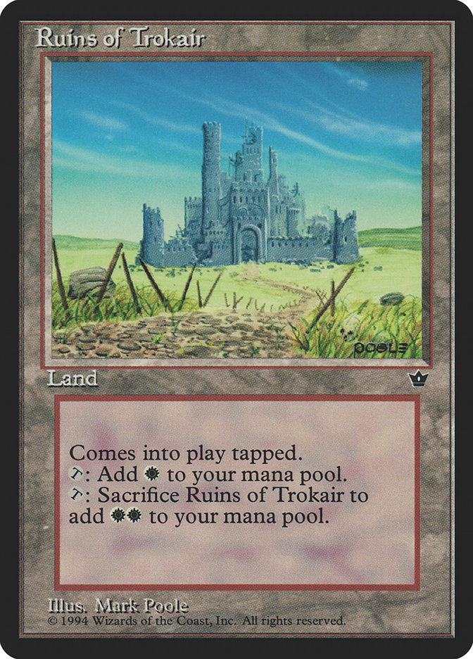 Ruins of Trokair [Fallen Empires] Magic: The Gathering