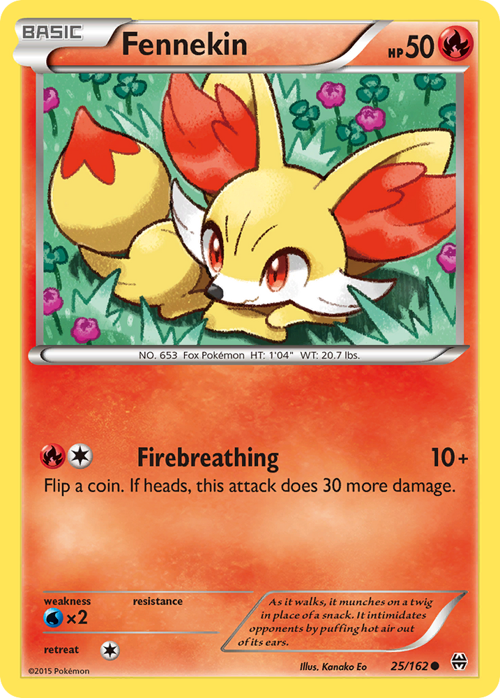 Fennekin (25/162) [XY: BREAKthrough] Pokémon