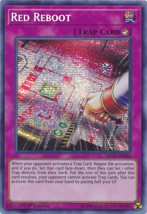 Red Reboot [MP19-EN046] Prismatic Secret Rare Yu-Gi-Oh!