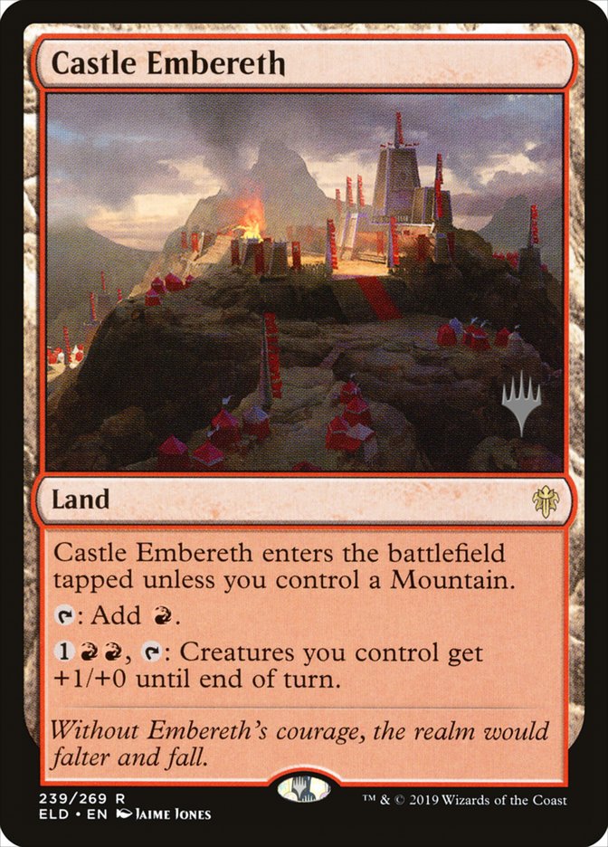 Castle Embereth (Promo Pack) [Throne of Eldraine Promos] Magic: The Gathering