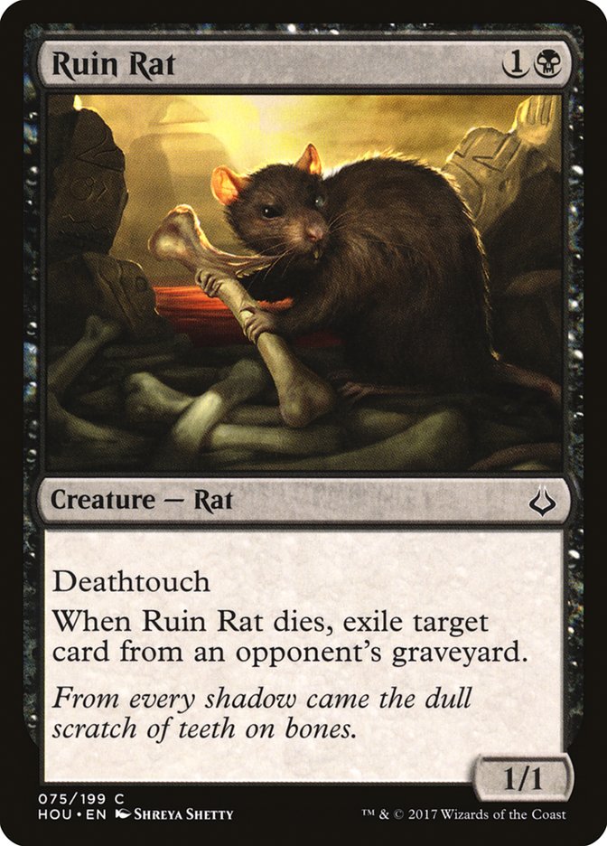 Ruin Rat [Hour of Devastation] Magic: The Gathering