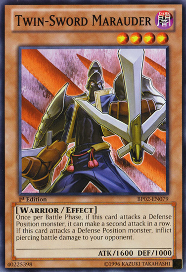 Twin-Sword Marauder [BP02-EN079] Common Yu-Gi-Oh!