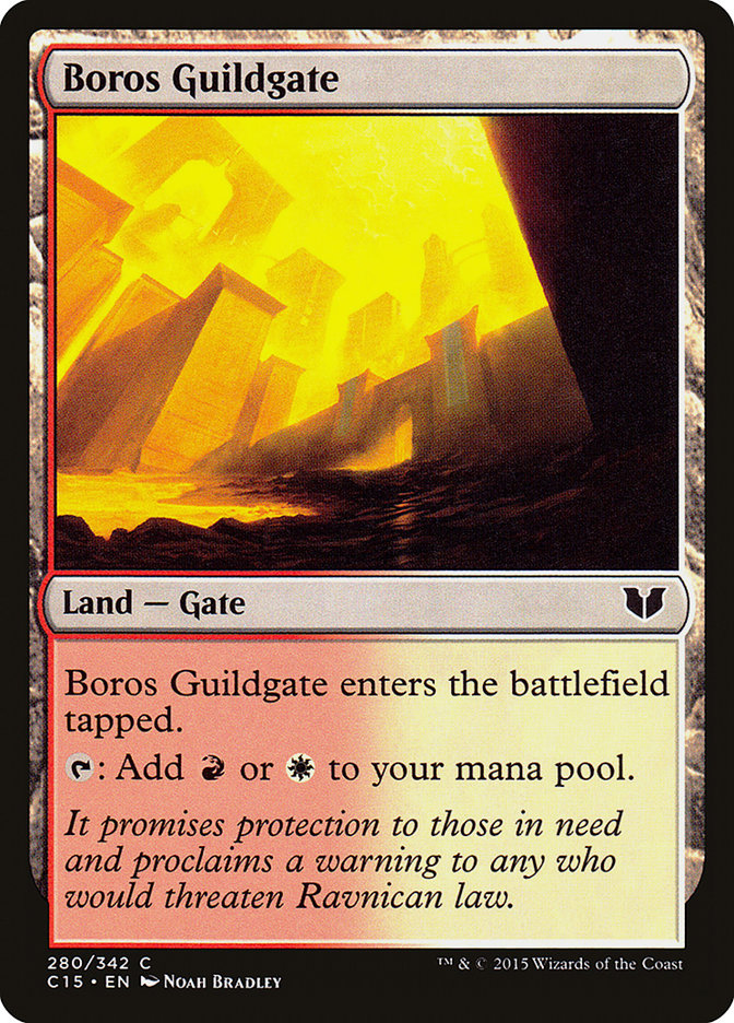 Boros Guildgate [Commander 2015] Magic: The Gathering