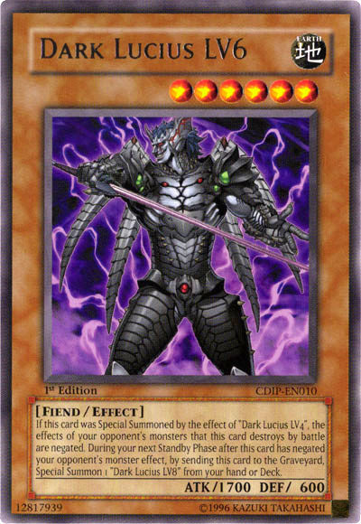 Dark Lucius LV6 [CDIP-EN010] Rare Yu-Gi-Oh!