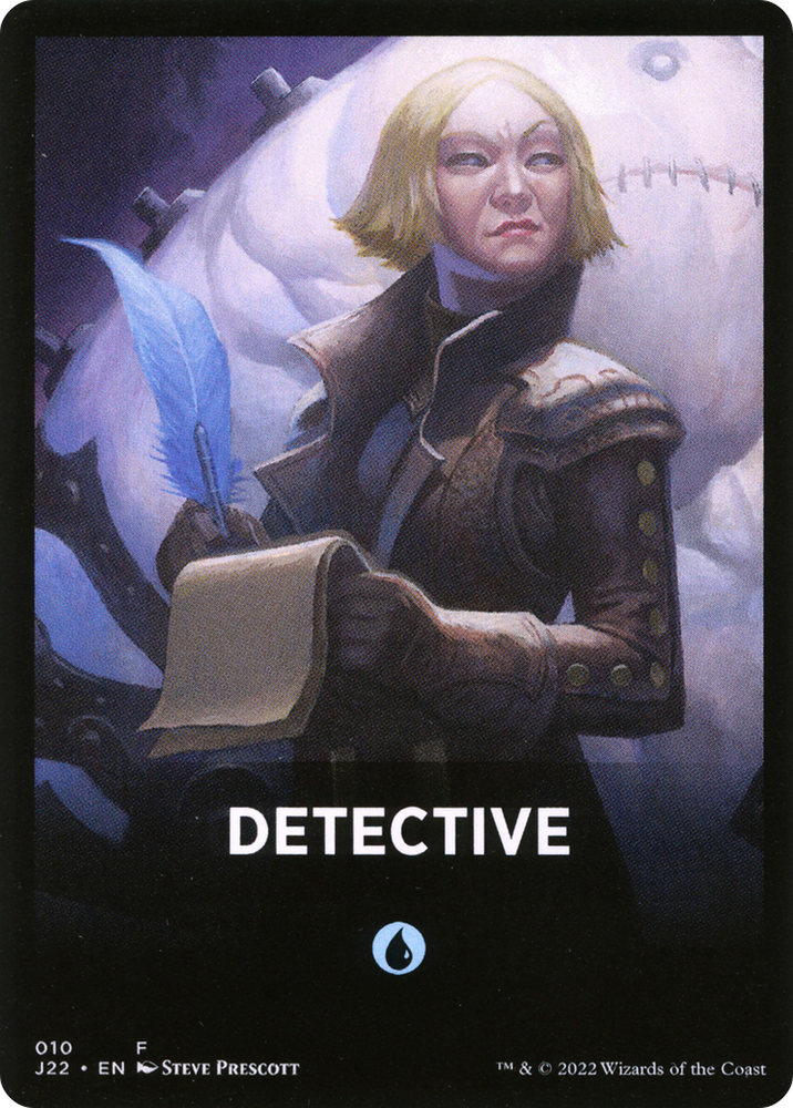 Detective Theme Card [Jumpstart 2022 Front Cards] Magic: The Gathering