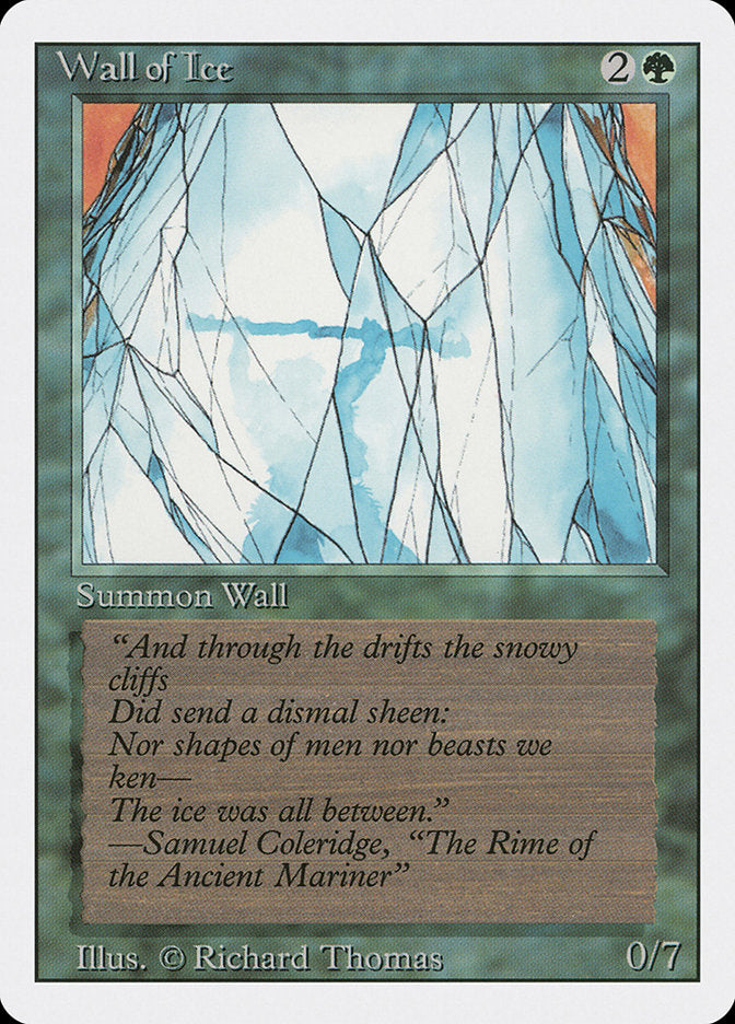 Wall of Ice [Revised Edition] Magic: The Gathering