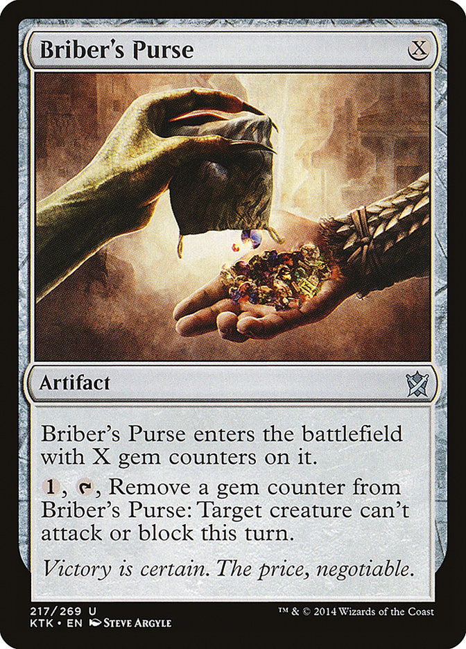 Briber's Purse [Khans of Tarkir] Magic: The Gathering