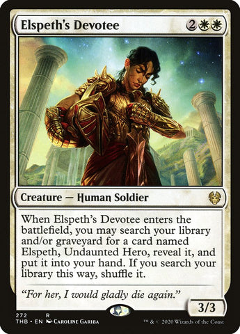 Elspeth's Devotee [Theros Beyond Death] Magic: The Gathering