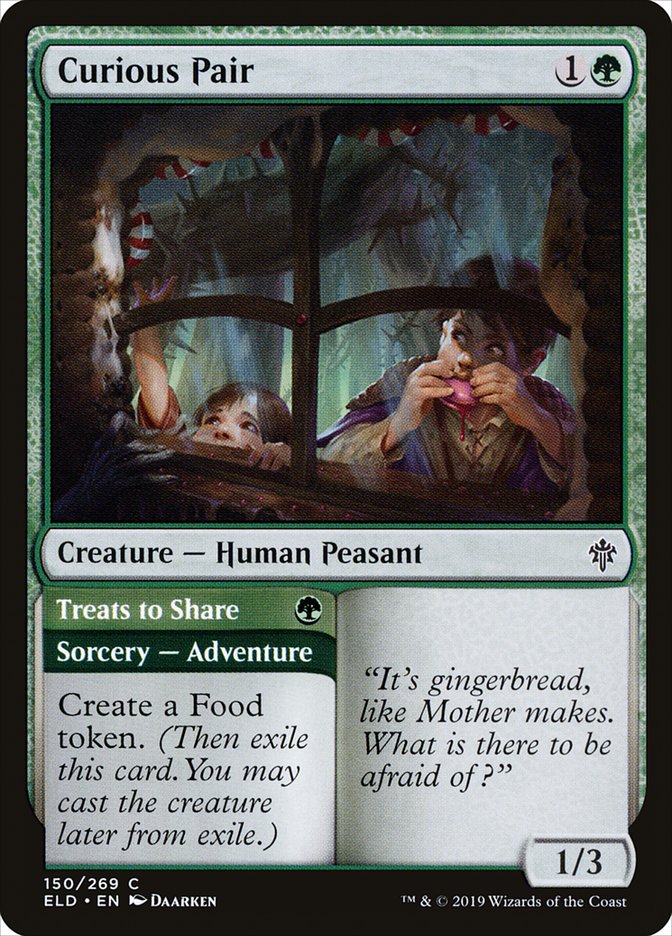 Curious Pair // Treats to Share [Throne of Eldraine] Magic: The Gathering