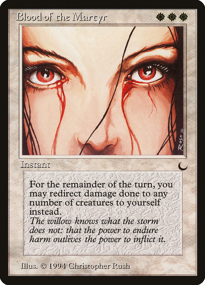 Blood of the Martyr [The Dark] Magic: The Gathering