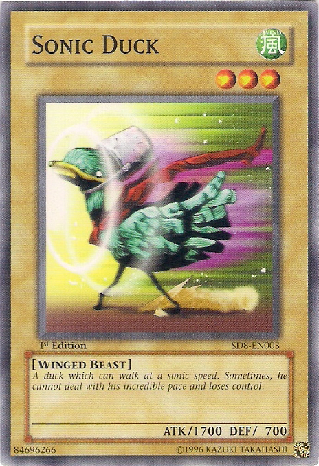 Sonic Duck [SD8-EN003] Common Yu-Gi-Oh!