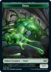Ooze // Tuktuk the Returned Double-Sided Token [Double Masters Tokens] Magic: The Gathering