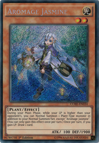 Aromage Jasmine [CORE-EN034] Secret Rare Yu-Gi-Oh!