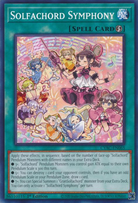 Solfachord Symphony [CYAC-EN065] Common Yu-Gi-Oh!
