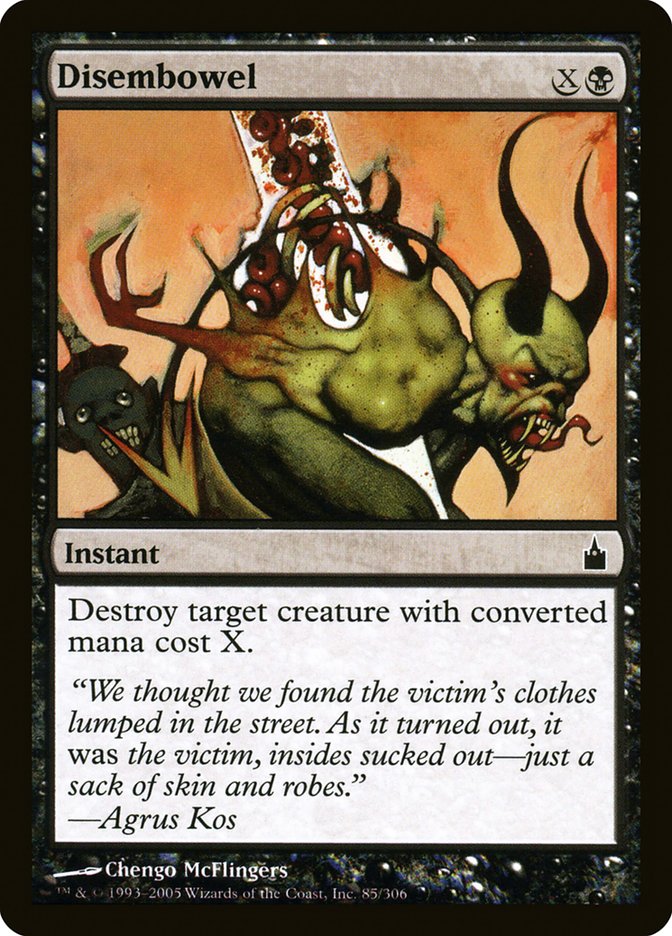 Disembowel [Ravnica: City of Guilds] Magic: The Gathering