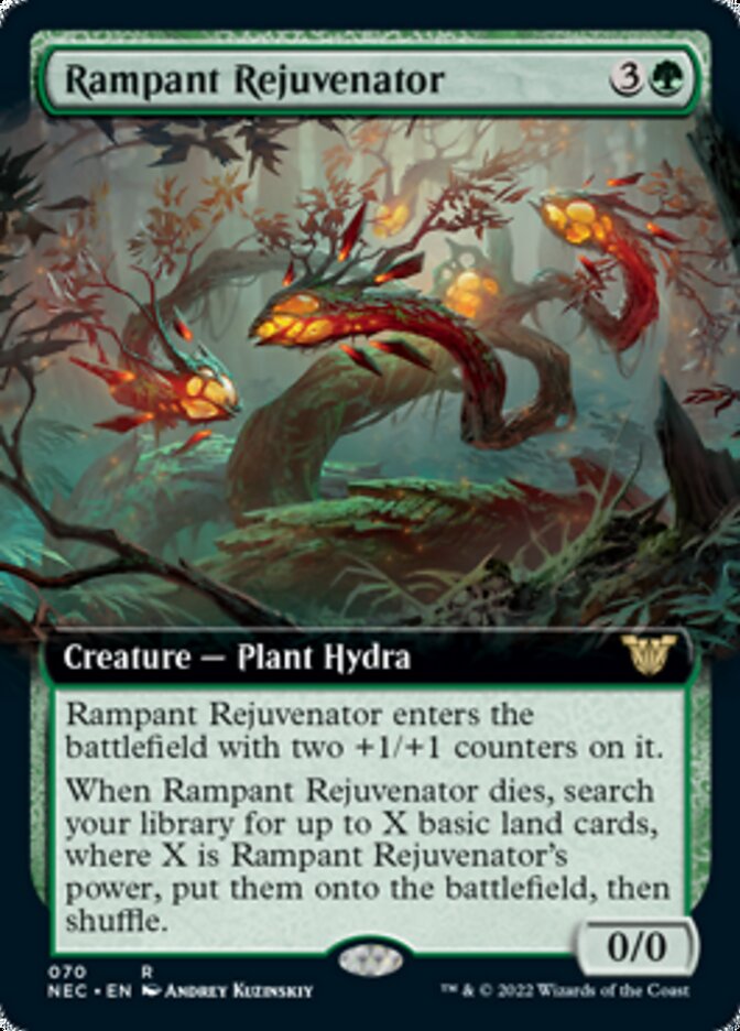 Rampant Rejuvenator (Extended Art) [Kamigawa: Neon Dynasty Commander] Magic: The Gathering