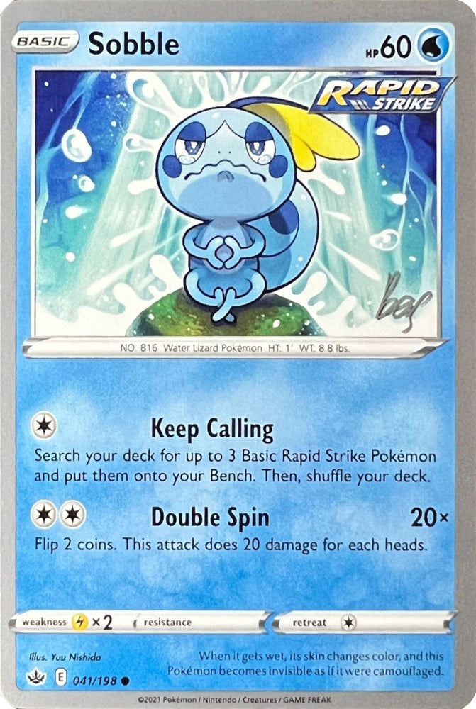 Sobble (041/198) (Cheryl Again - Sebastian Lashmet) [World Championships 2022] Pokémon