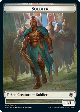 Soldier // Drake Double-Sided Token [Game Night: Free-for-All Tokens] Magic: The Gathering