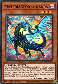Materiactor Gigadra [BLVO-EN081] Super Rare Yu-Gi-Oh!