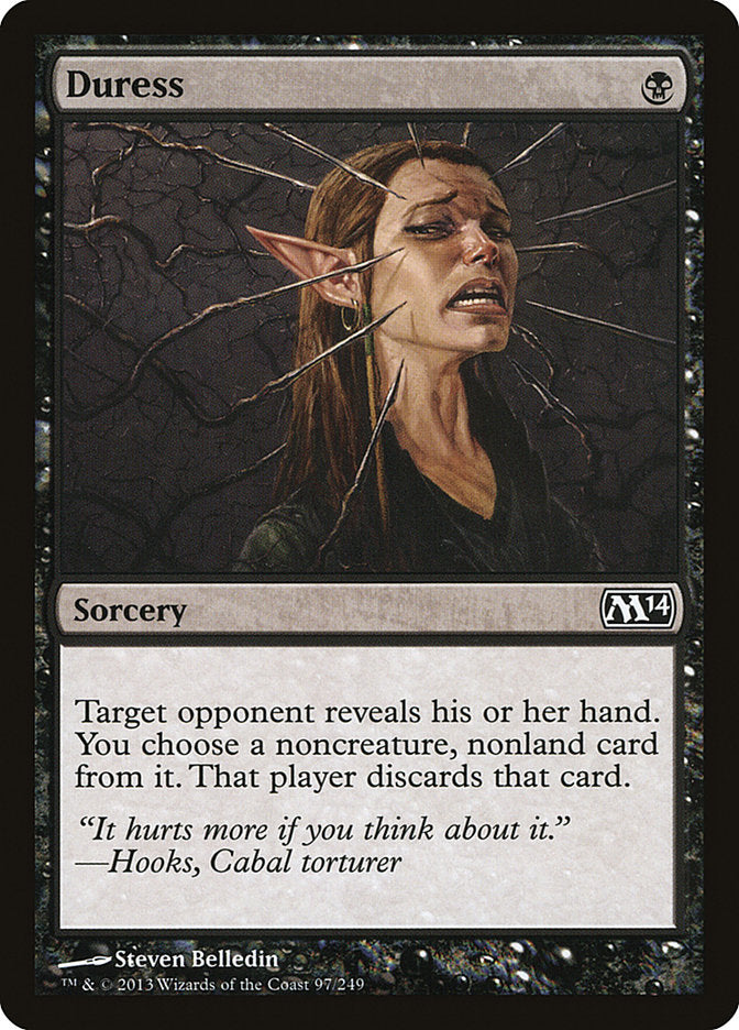 Duress [Magic 2014] Magic: The Gathering