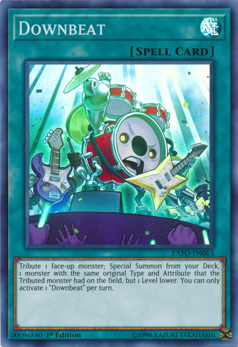 Downbeat [EXFO-EN063] Super Rare Yu-Gi-Oh!