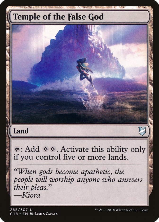 Temple of the False God [Commander 2018] Magic: The Gathering