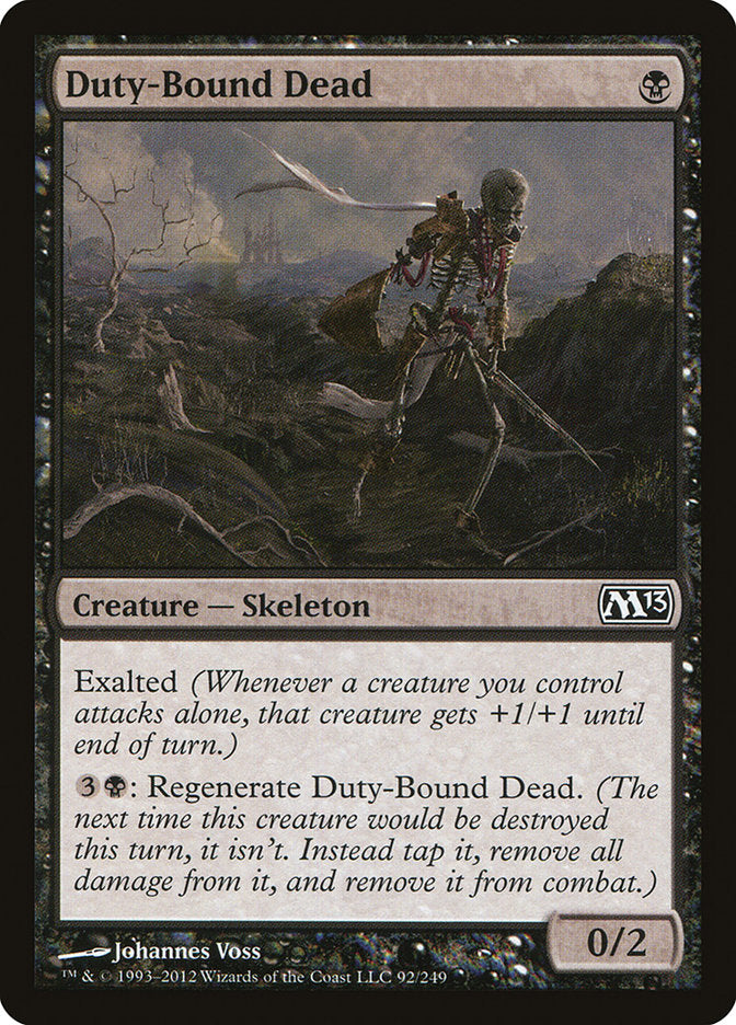 Duty-Bound Dead [Magic 2013] Magic: The Gathering