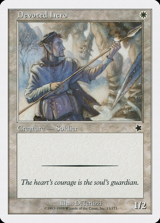 Devoted Hero [Starter 1999] Magic: The Gathering