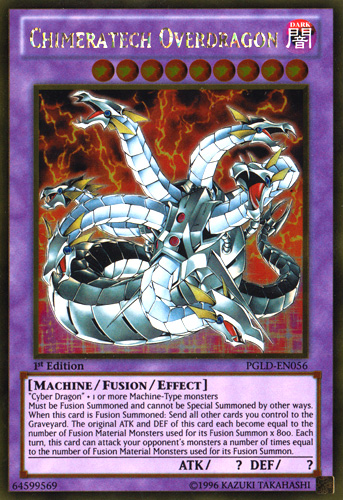 Chimeratech Overdragon [PGLD-EN056] Gold Rare Yu-Gi-Oh!