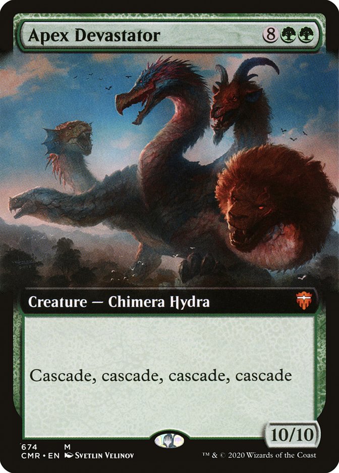 Apex Devastator (Extended Art) [Commander Legends] Magic: The Gathering