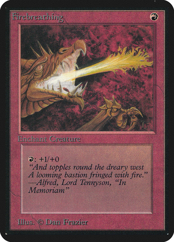Firebreathing [Alpha Edition] Magic: The Gathering
