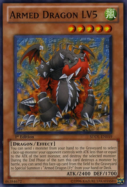 Armed Dragon LV5 [SDDL-EN019] Common Yu-Gi-Oh!