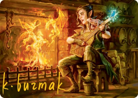 Wish Art Card (Gold-Stamped Signature) [Dungeons & Dragons: Adventures in the Forgotten Realms Art Series] Magic: The Gathering
