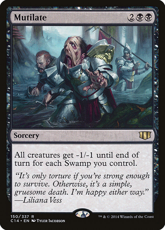 Mutilate [Commander 2014] Magic: The Gathering