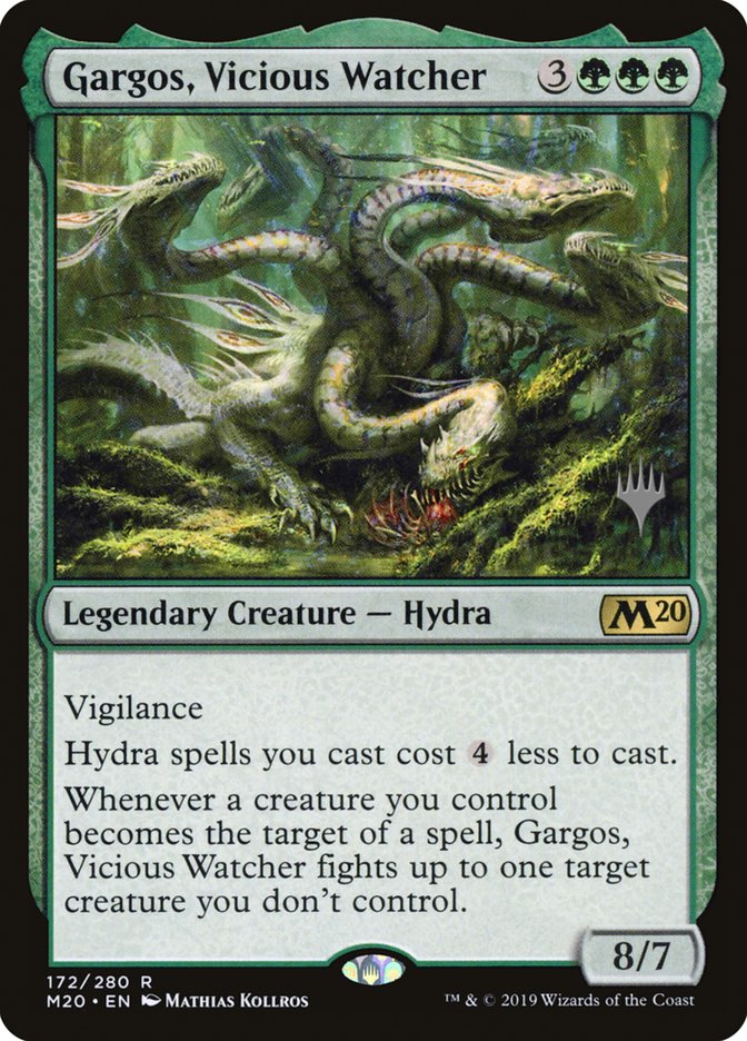 Gargos, Vicious Watcher (Promo Pack) [Core Set 2020 Promos] Magic: The Gathering