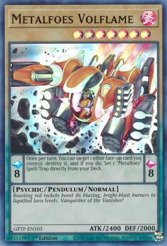 Metalfoes Volflame [GFTP-EN103] Ultra Rare Yu-Gi-Oh!