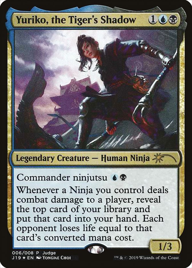 Yuriko, the Tiger's Shadow [Judge Gift Cards 2019] Magic: The Gathering